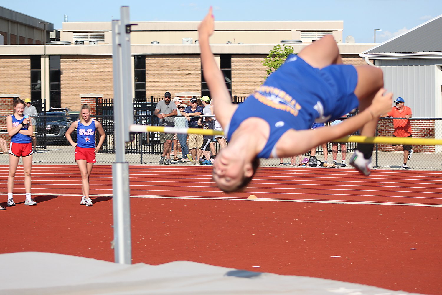 Freshman Riley Gardner took home the conference title in the high jump for CHS.